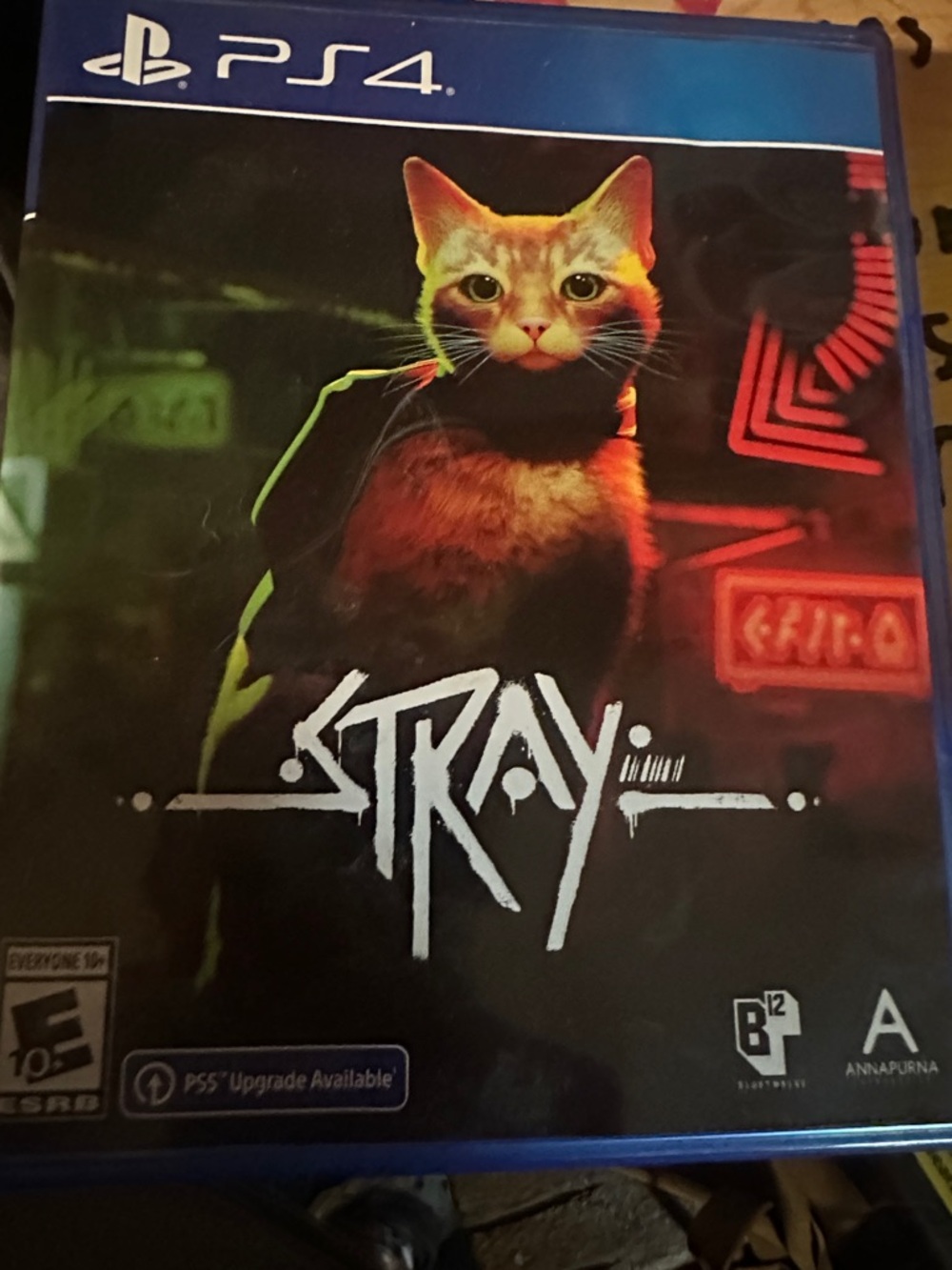 Sony PS4 Stray - Orange Cat Cover Art